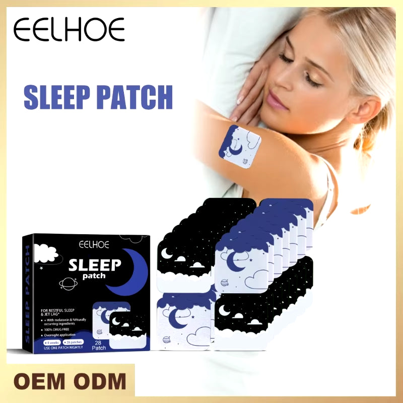 28Pcs Sleep Aids Patch Herbal Stickers Herbals Sleeping for Women Men Drop Shipping