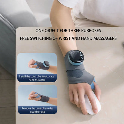 Warm Heating EMS Wrist Guards Massage Vibration Relieves Tenosynovitis Heating Compress Electric Tendon Sheath Wrist Brace